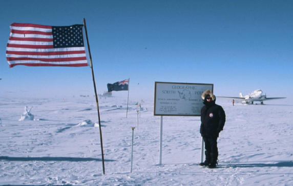 Don Kern at the South Pole